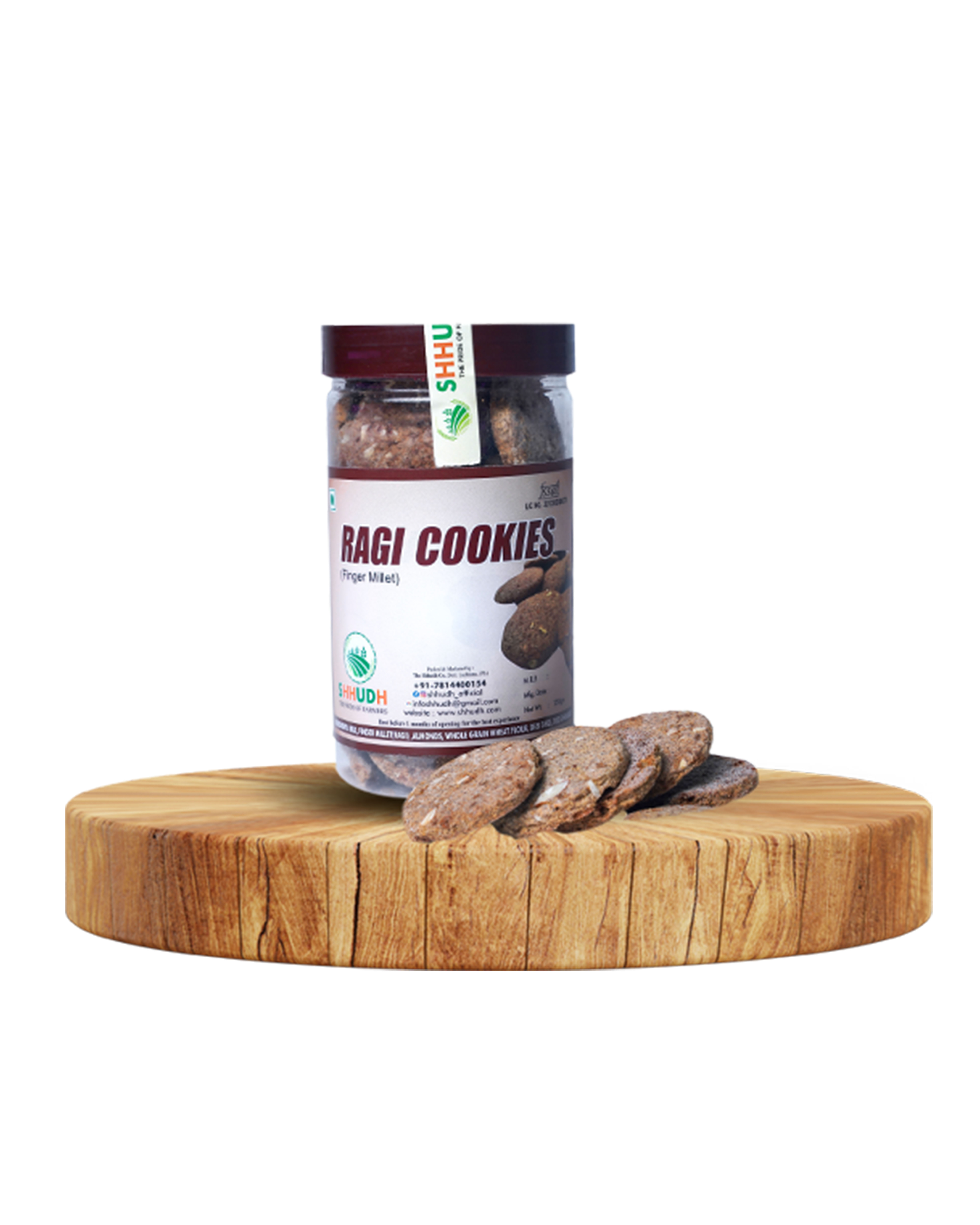 Ragi Cookies (with Almonds)